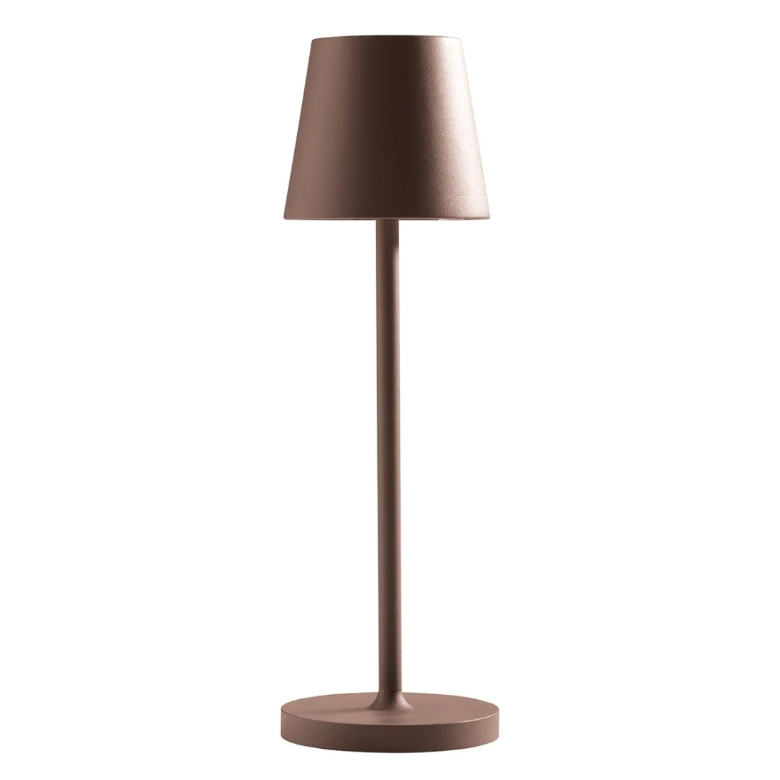 Abat-jour esterno batteria Gea Led GLS031 300LM IP54 marrone lampada tavolo classica usb touch