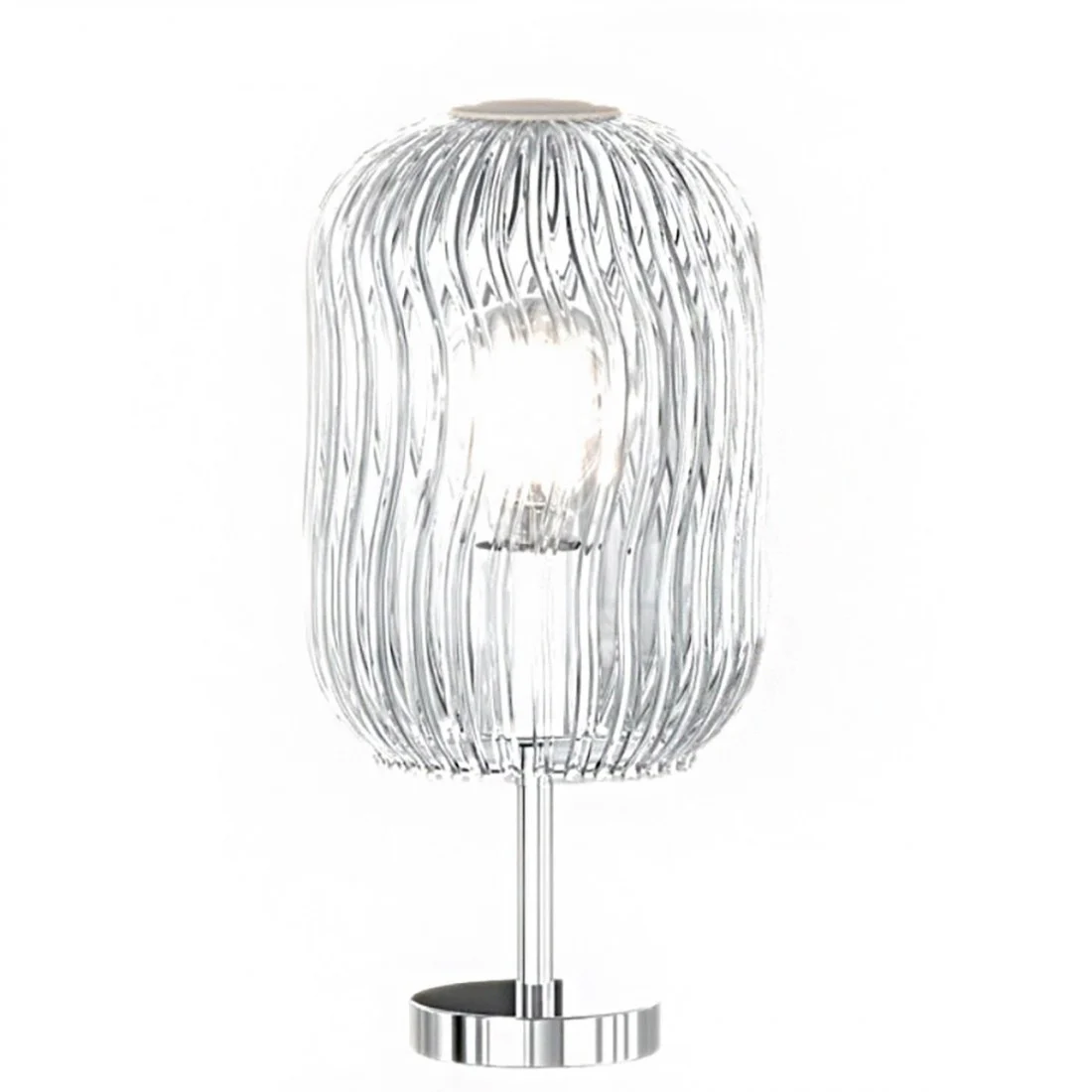 Abat-jour moderno Top Light TENDER 1181 CR P TR E27 LED vetro lampada tavolo