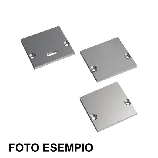 Accessori tappi di chiusura 3pz grigio per diffusore alto profilo strip