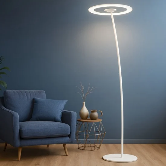 Antigua fl linea light piantana bianca moderna led 3000k