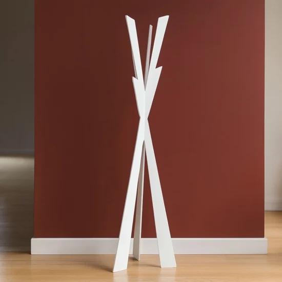 Appendiabiti bianco da ingresso designmoderno