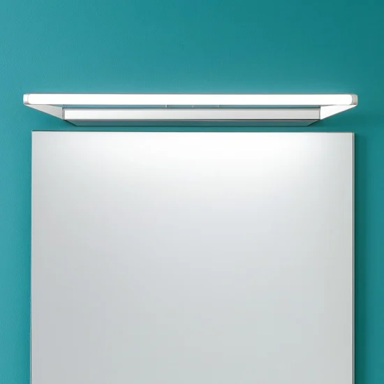 Applique da bagno circular linea light cromo led 8w 3000k fp