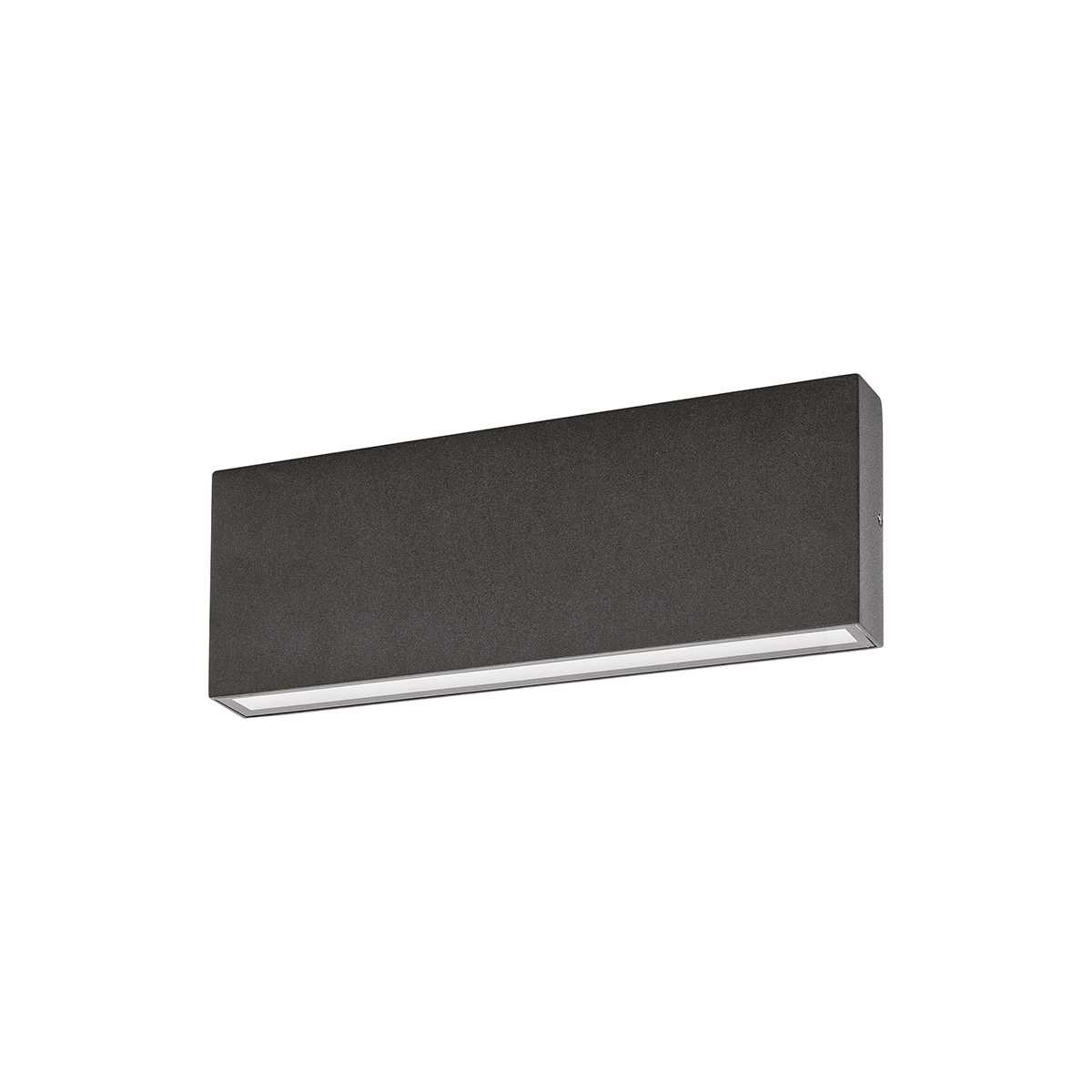Applique Biemissione da Esterno GEA LED GES2214 Alluminio Grigio AntraciteVetro LED CCT IP65 L. 26