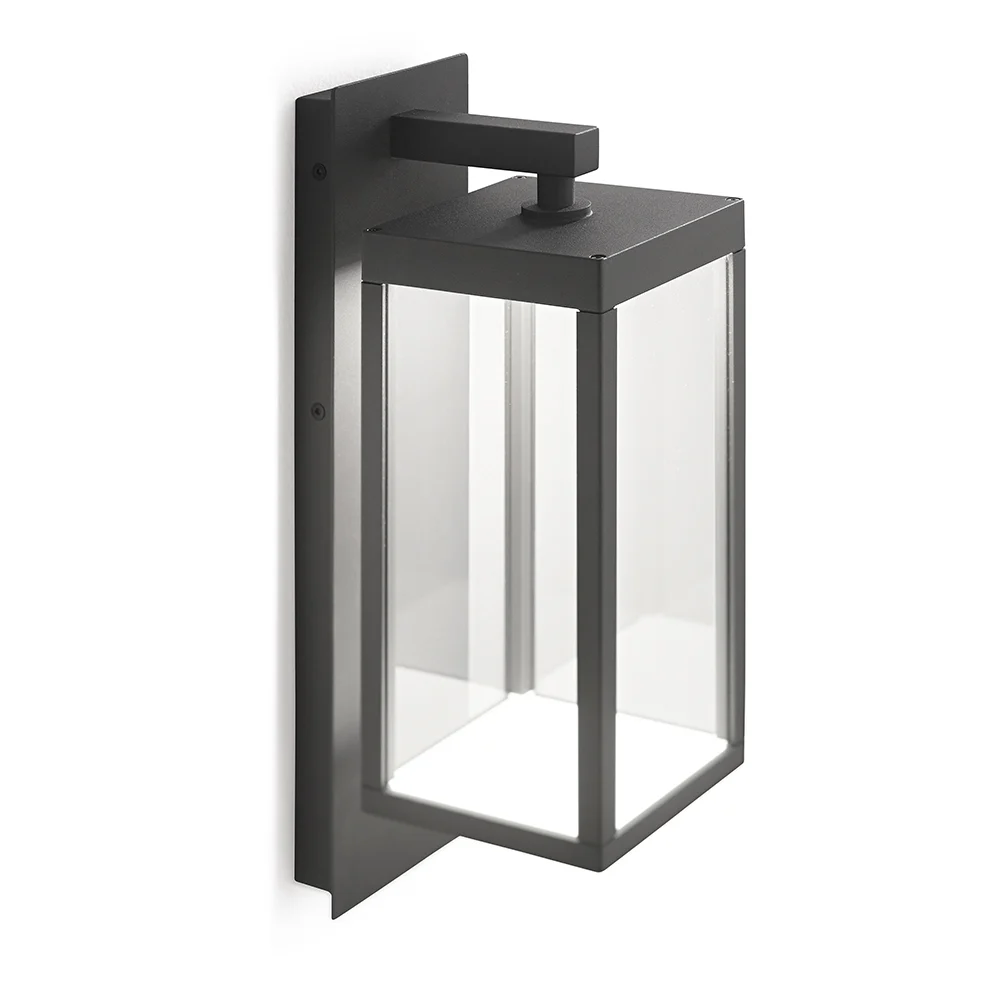 Applique da Esterno GEA LED – GES771 Alluminio Antracite Vetro LED 4000K