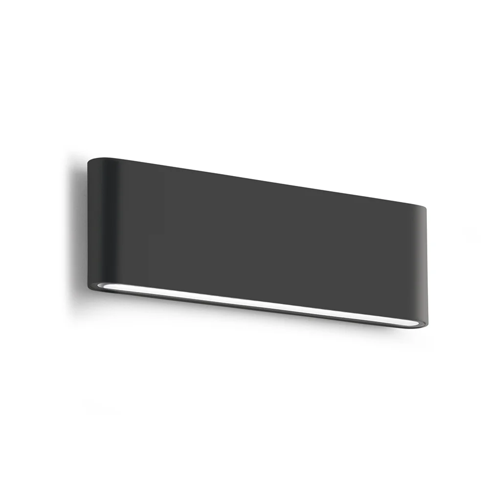 Applique da Esterno GEA LED – GES884C Alluminio Antracite Policarbonato LED 3000K L. 28
