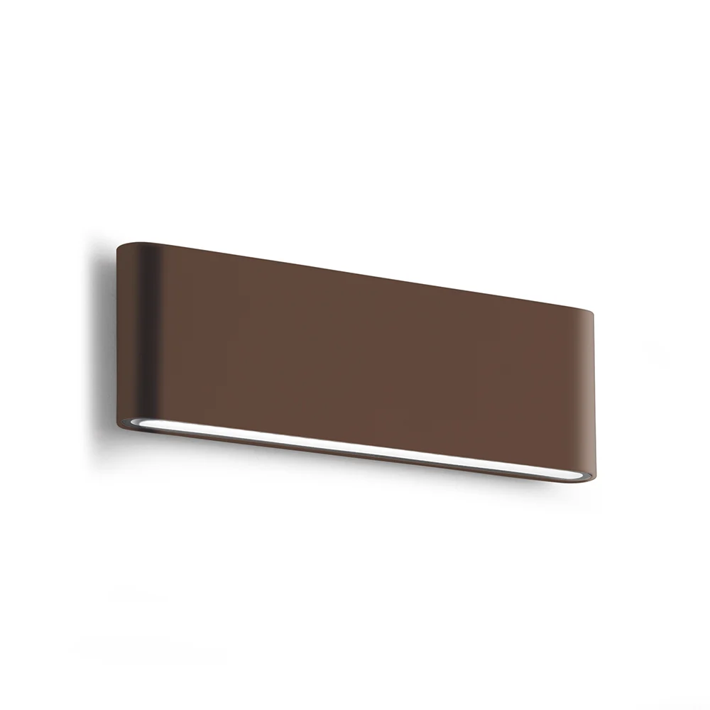 Applique da Esterno GEA LED – GES885C Alluminio Marrone Policarbonato LED 3000K L. 28