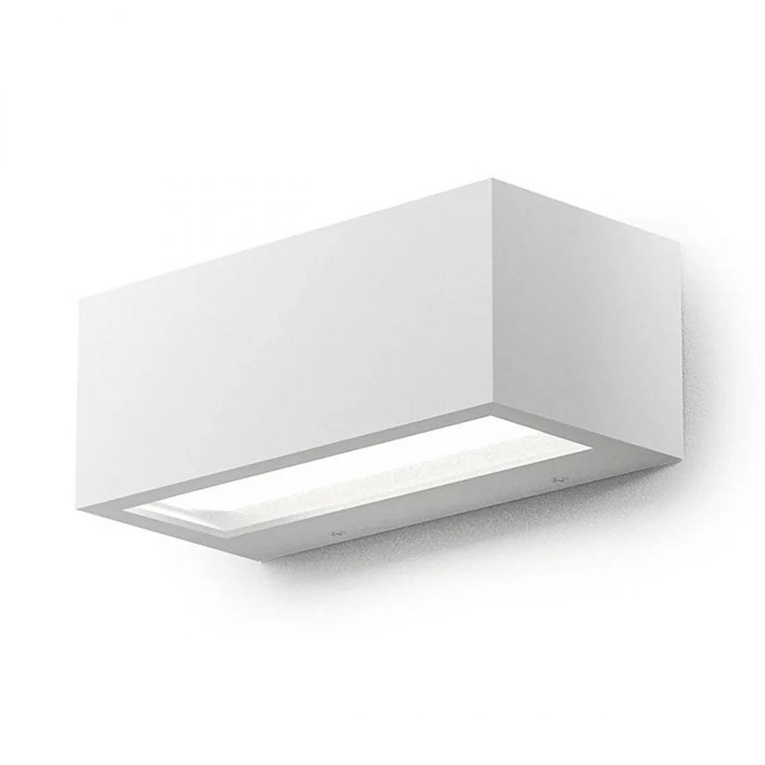 Applique esterno Gea Led RUHM LED IP65 GES971 lampada parete biemissione moderna