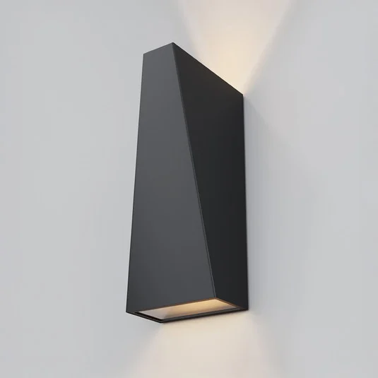 Applique LED da esterni Times Square nero
