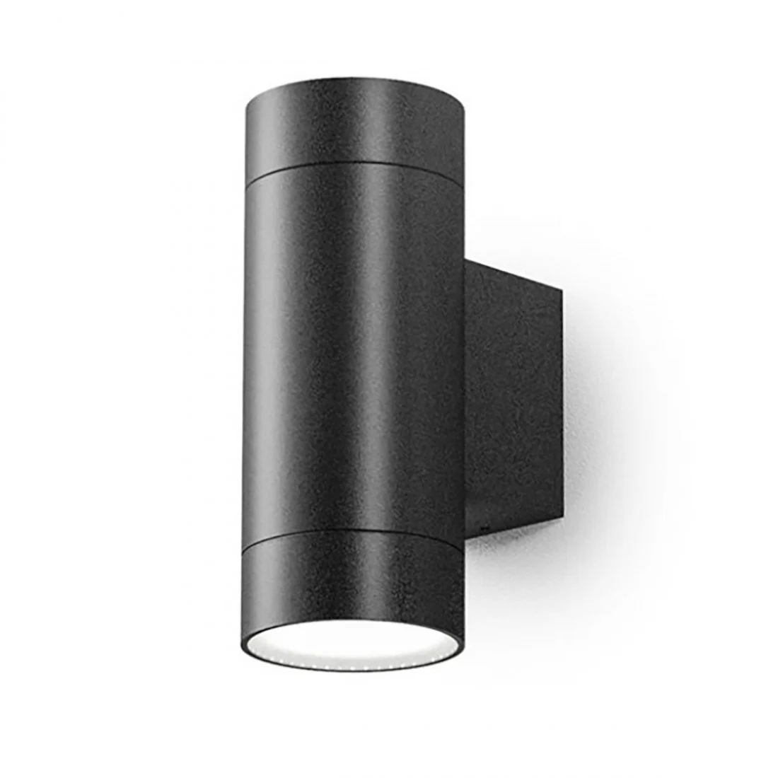 Applique led Gea Led LILY B GES1065 GU10 IP54 antracite lampada parete alluminio biemissione moderno