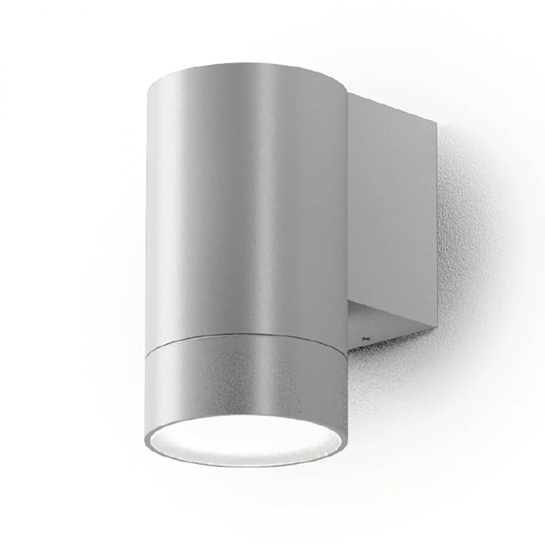 Applique led Gea Led LILY M GES1062 GU10 IP54 grigio lampada parete alluminio monoemissione moderno