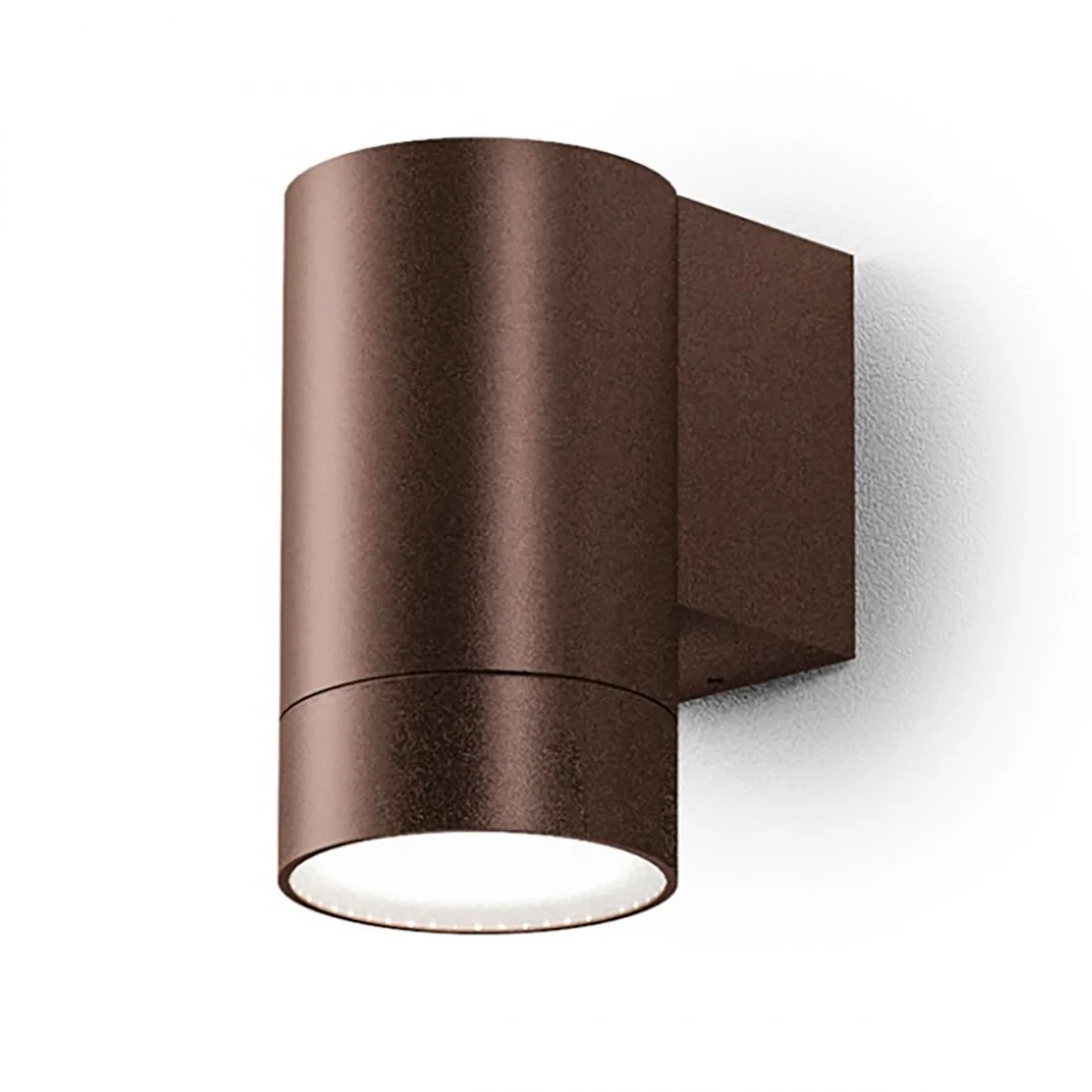 Applique led Gea Led LILY M GES1063 GU10 IP54 marrone lampada parete alluminio monoemissione classica
