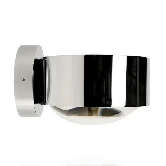 Applique a LED Puk Maxx Wall, cromo opaco