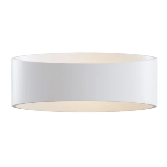Applique LED Trame, forma ovale, bianco