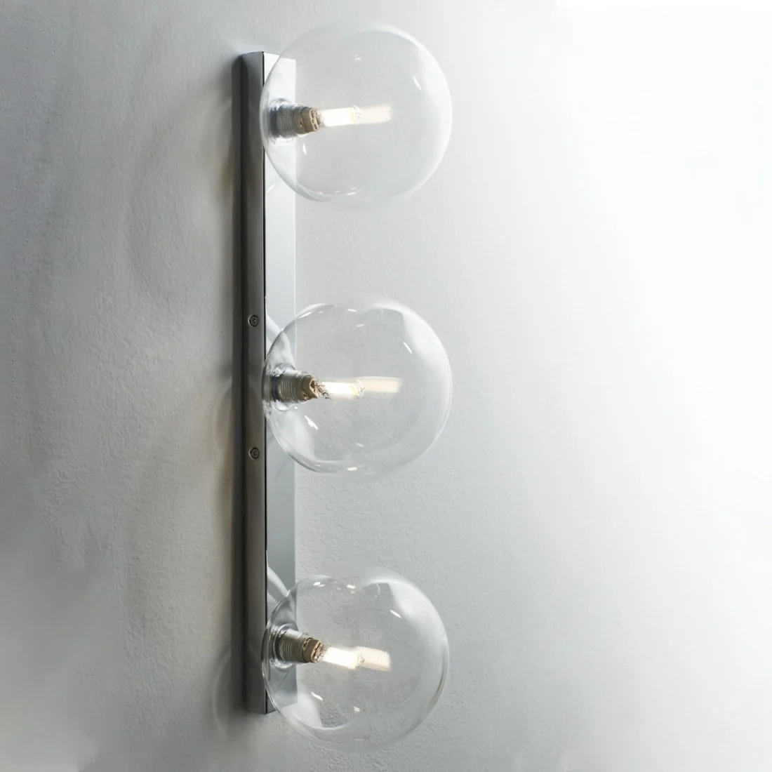 Applique moderna Illuminando PALLINA PALLI3CRTR G9 LED vetro sfera lampada parete soffitto