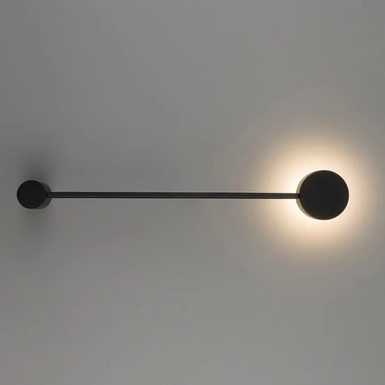 Applique nera da parete moderna design per interno