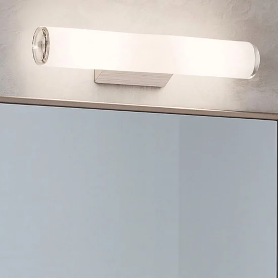 Camerino ap2 ideal lux applique specchio da bagno vetro bianco