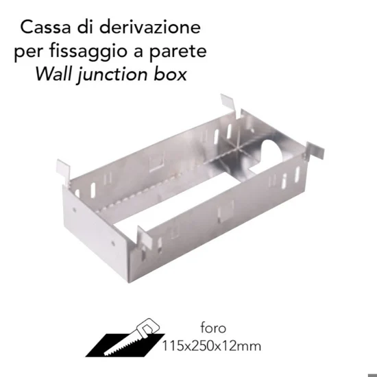 Controcassa per segnapasso da incasso