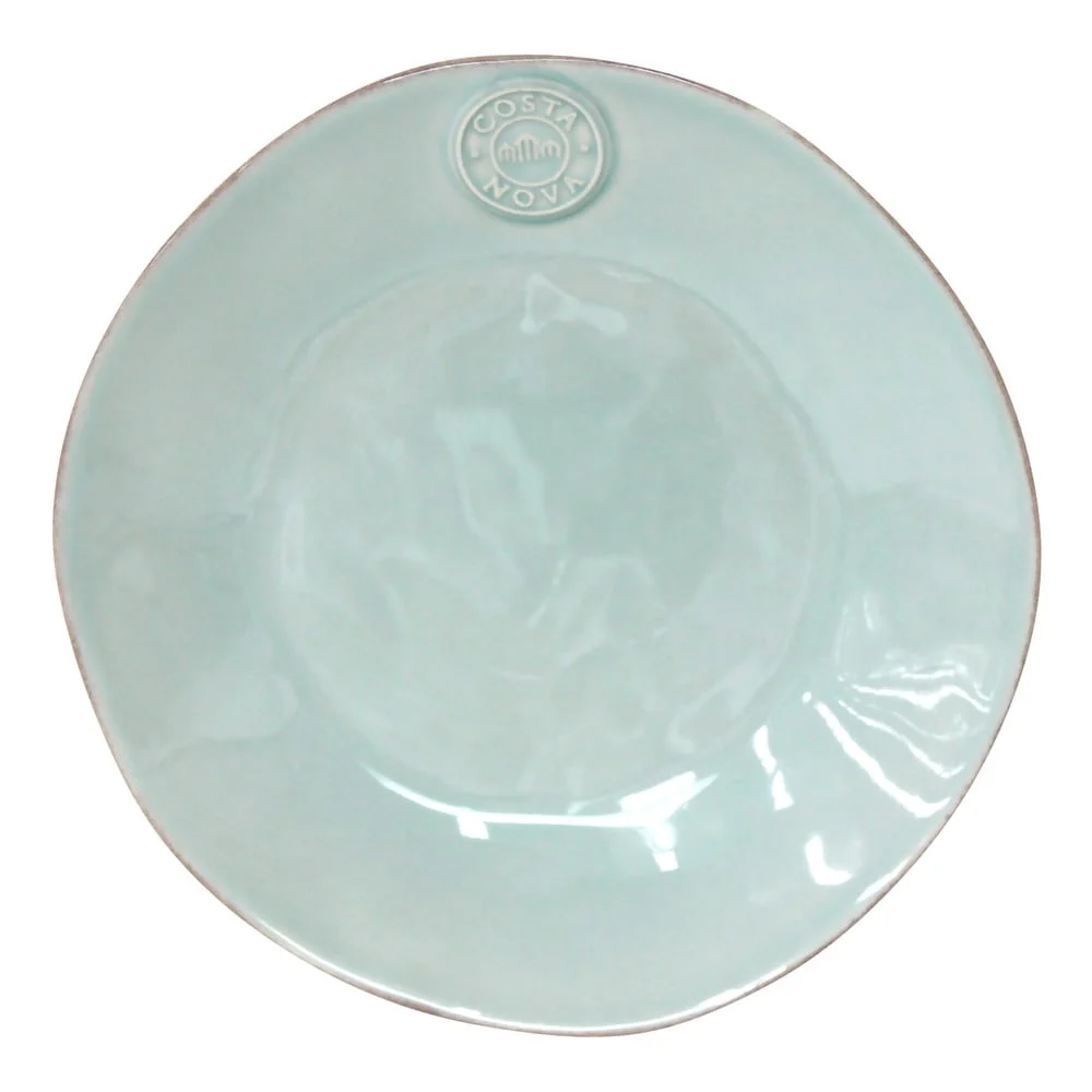 Costa NovaPiatto NovaDa dolce, ø 21 cm, in gres, verde/blu/turchese