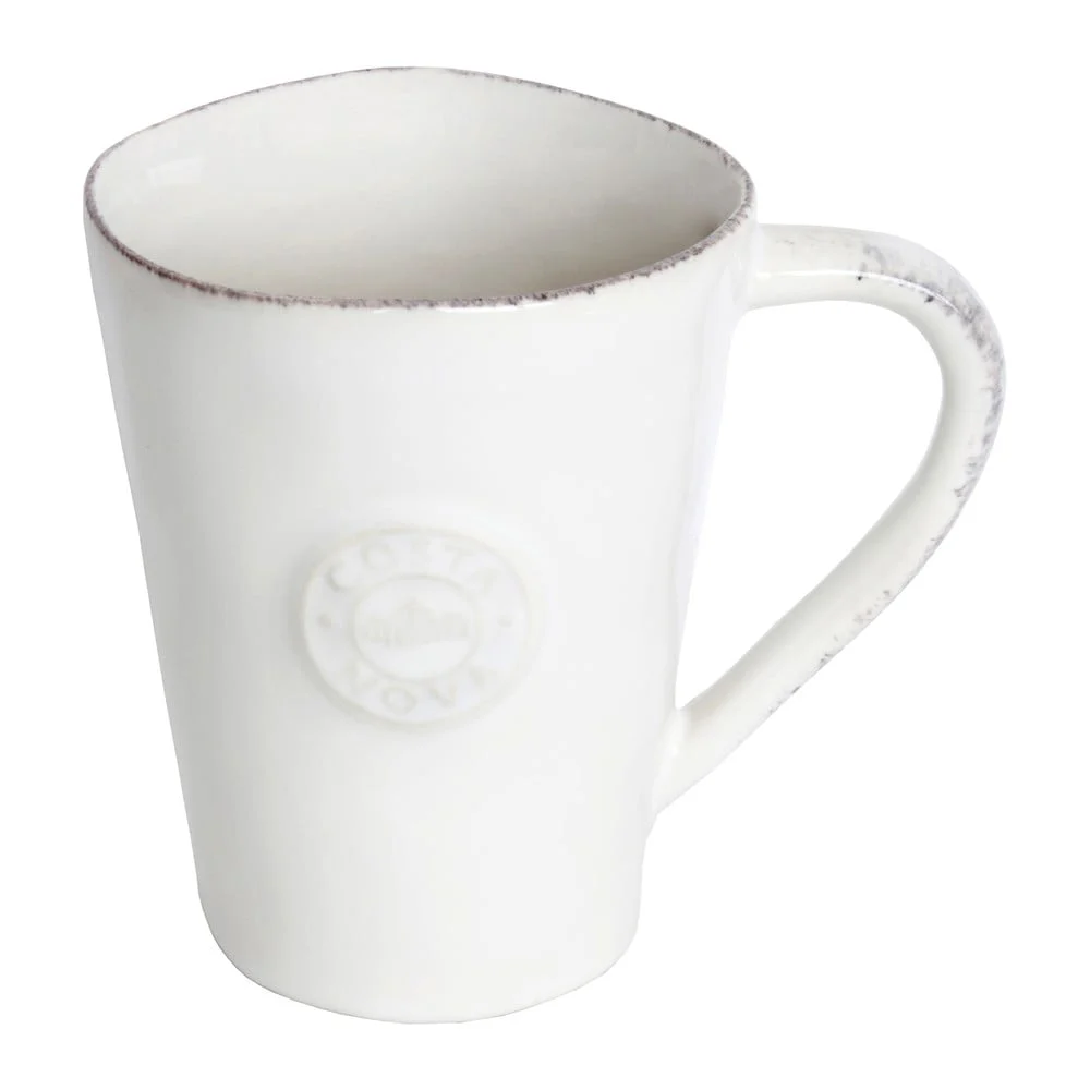 Costa NovaTazza Nova300 ml, in ceramica, da latte, bianca