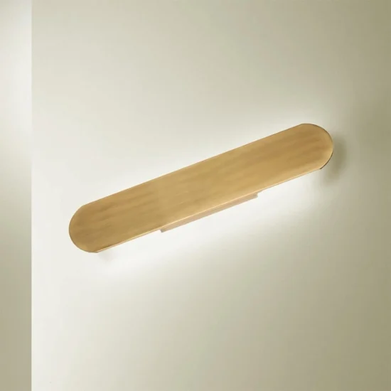 Echo ap d40 ideal lux applique led 20w 3000k ottone