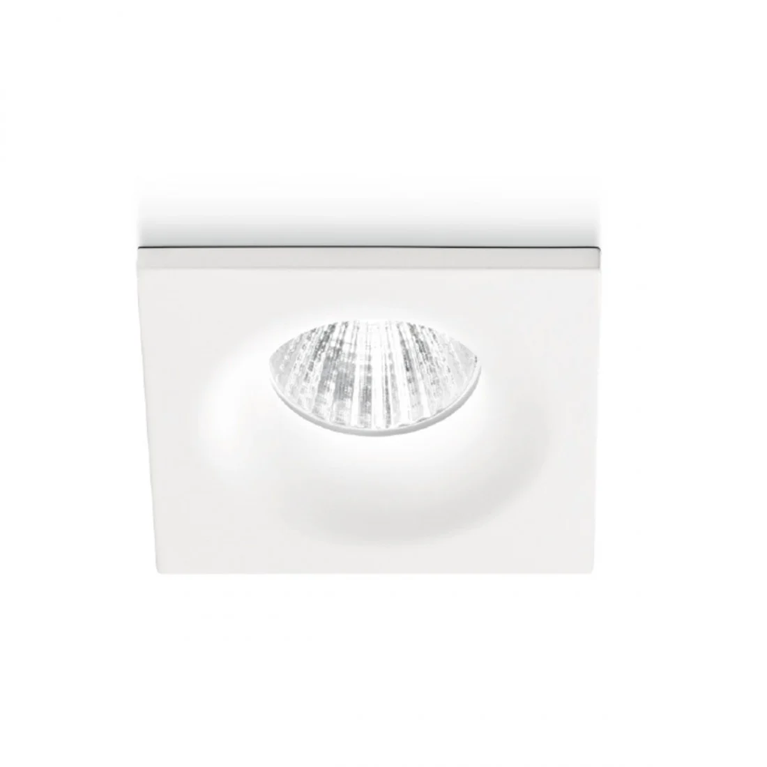 Faretto incasso alluminio vetro Gea Led GAIA GFA851N LED spot quadrato controsoffitto 4W 4000°K IP20