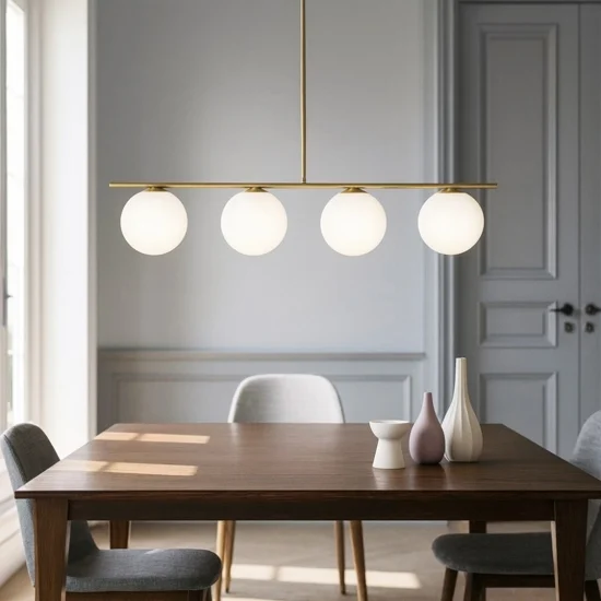 Jugen miloox oro lampadario moderno per soggiorno