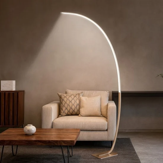 Lampada ad arco oro keep ondaluce led 30w 3000k dimmerabile