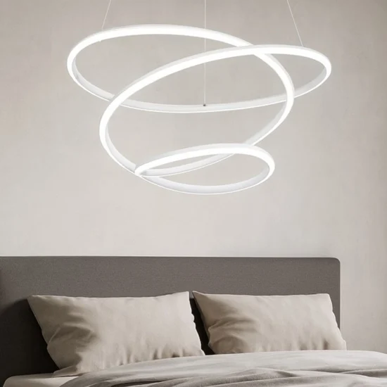 Lampadario bianco 36w per camera da letto 36w 4000k dimmerabile