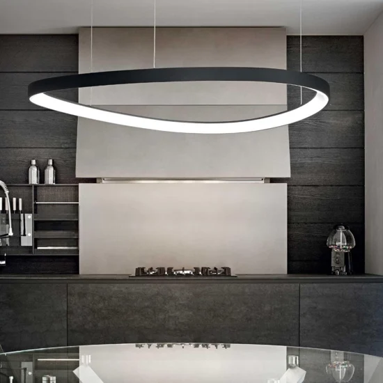 Lampadario moderno led 80w 3000k gemini sp d105 nero ideal lux