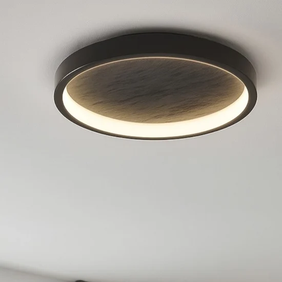 Maytoni orign plafoniera tonda led 27w 3000k in pietra naturale