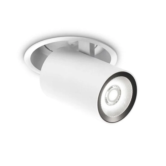 Nova ideal lux faretto da incasso led orientabile bianco 12w 4000k