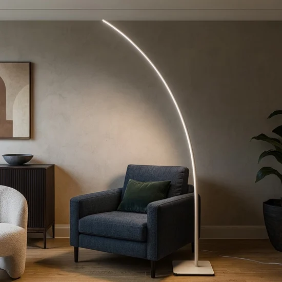 Piantana ad arco led 33w 3000k 4000k vivida bracket