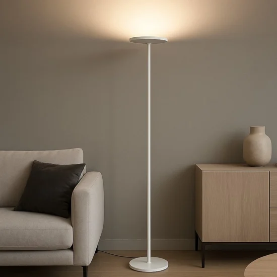 Piantana bianca led 30w dimmerabile da 3000k a 5000k
