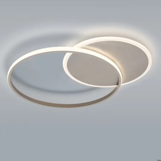 Plafoniera cerchi led 3000k 4000k sabbia vivida eclipse2