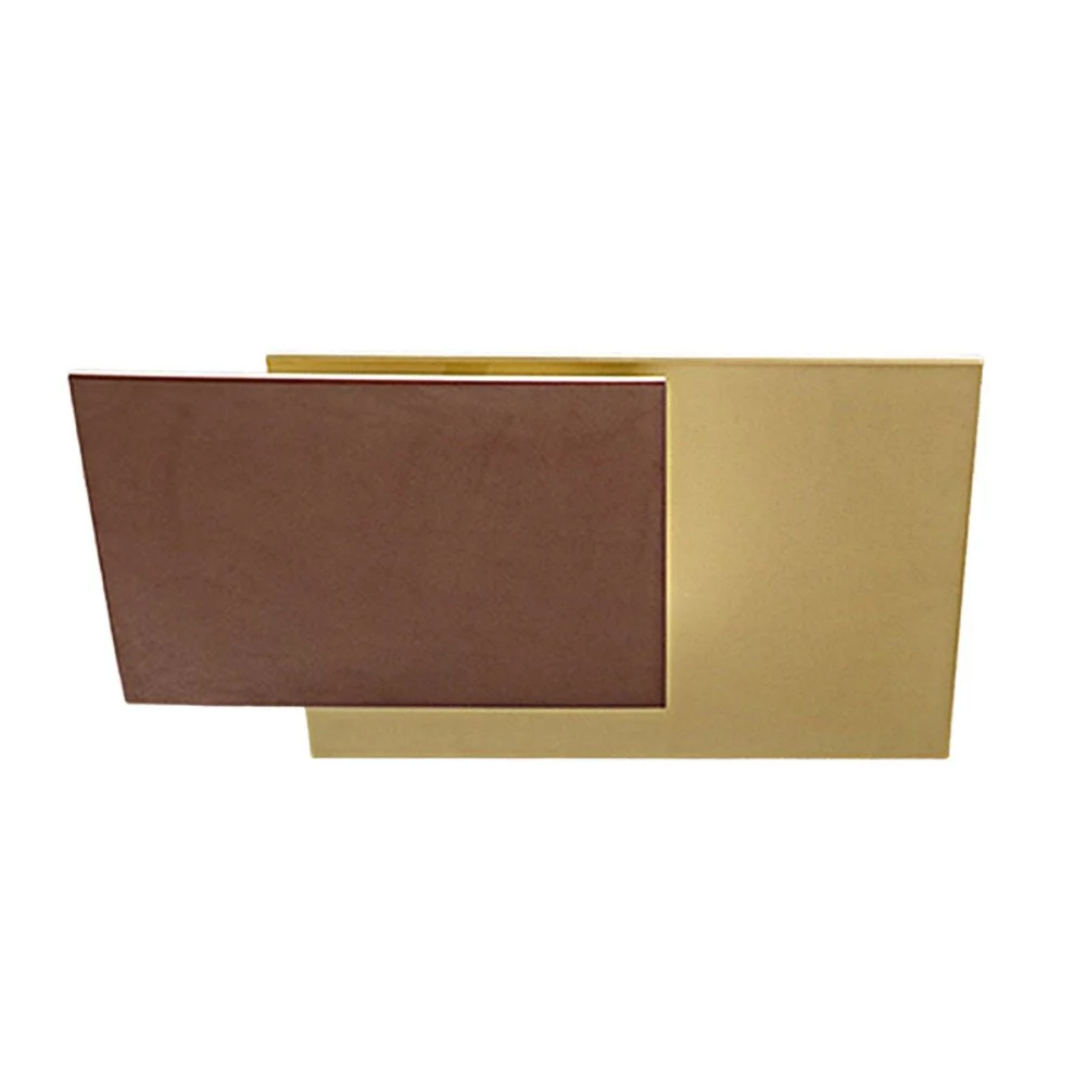 Plafoniera classica Perenz POST 8458 OR LC 48W LED 3840LM metallo oro marrone