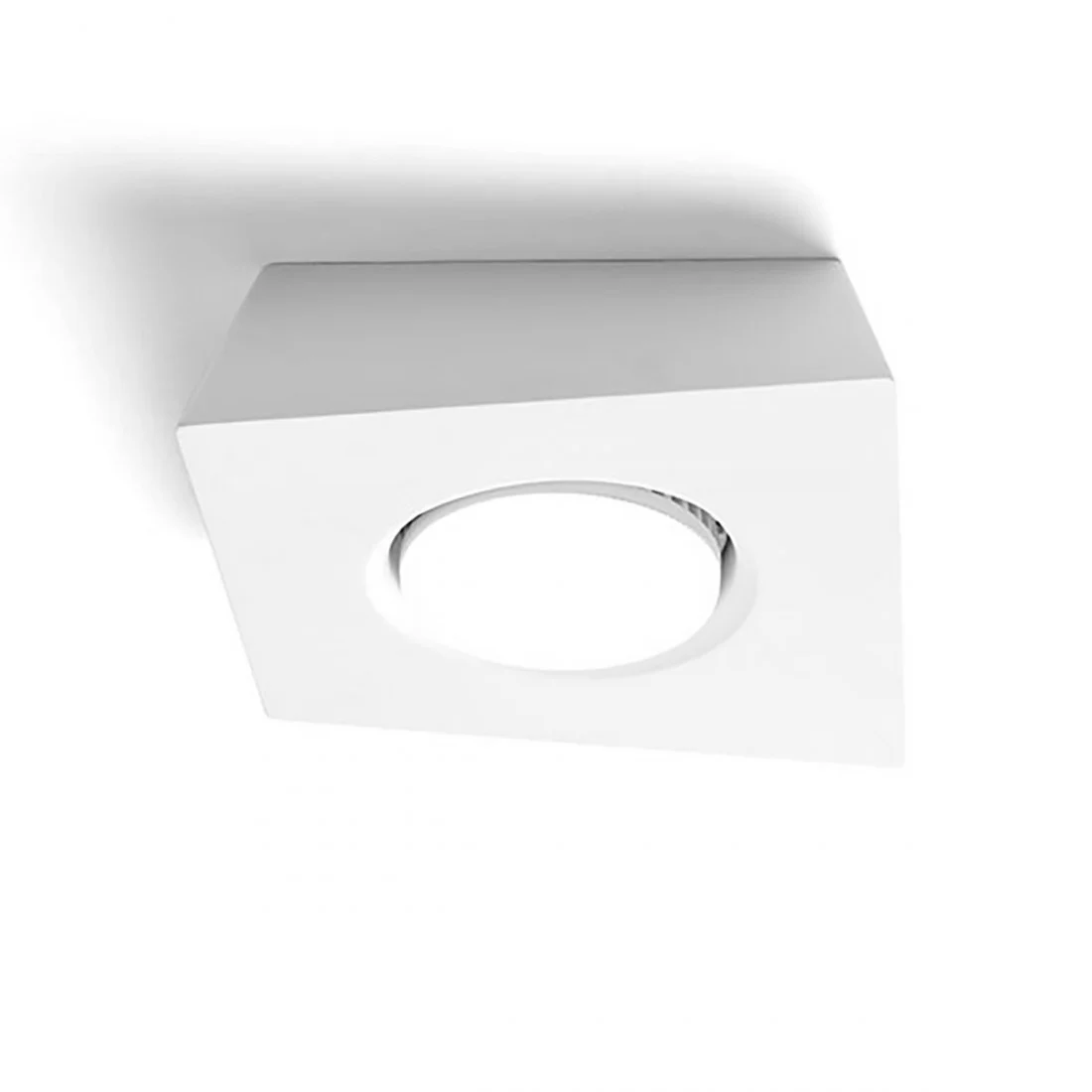 Plafoniera gesso Sforzin ANCHISE T371 GX53 LED lampada soffitto