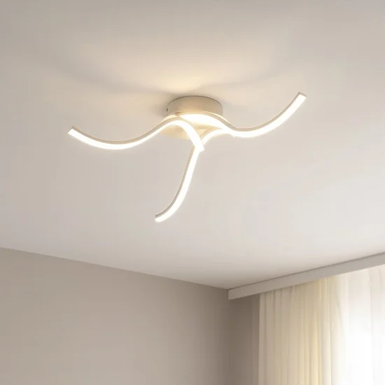 Plafoniera led gea luce tessa 23w 3000k bianca