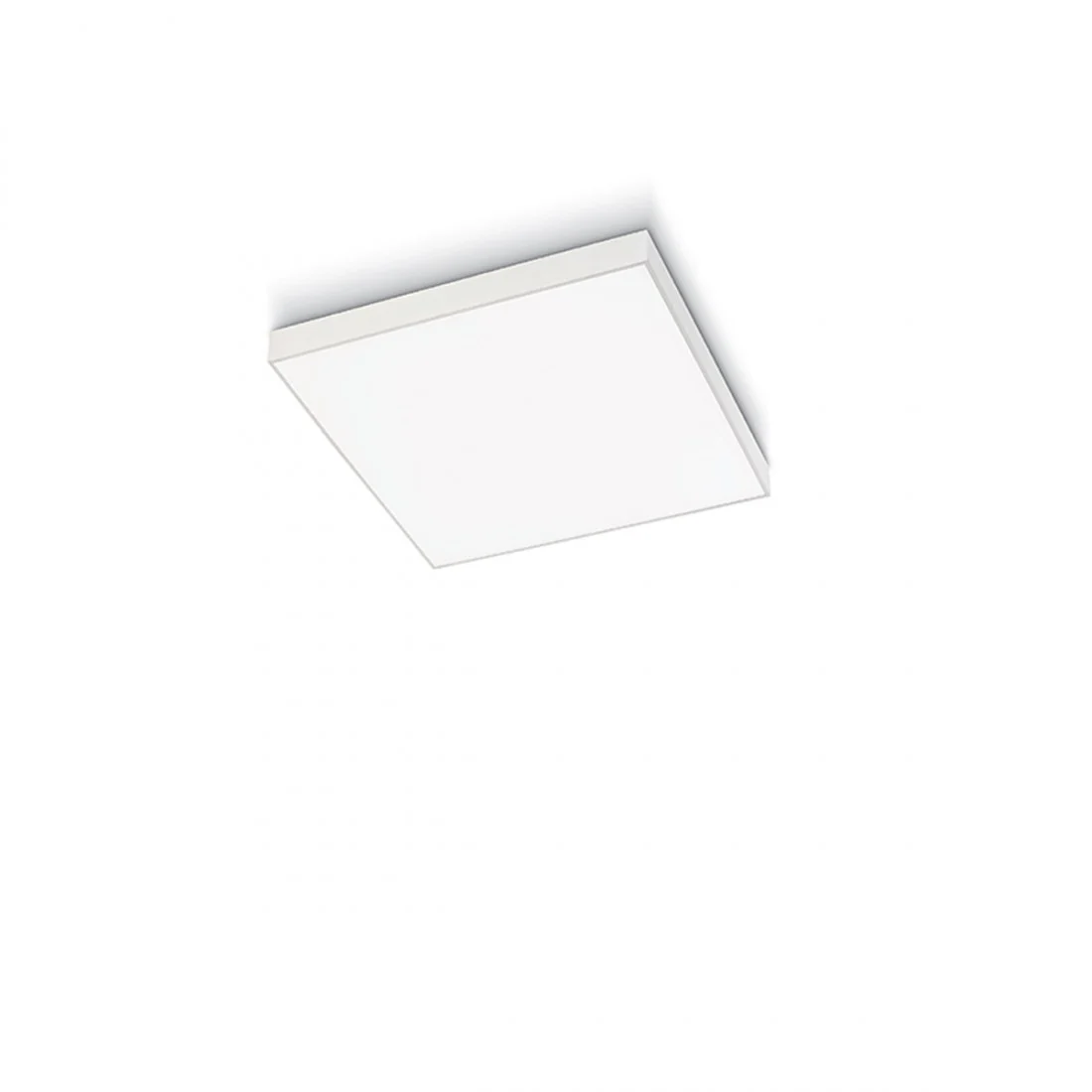 Plafoniera led moderna Gea Led BIHAM Q GPL310C 3329Lm lampada soffitto alluminio metacrilato
