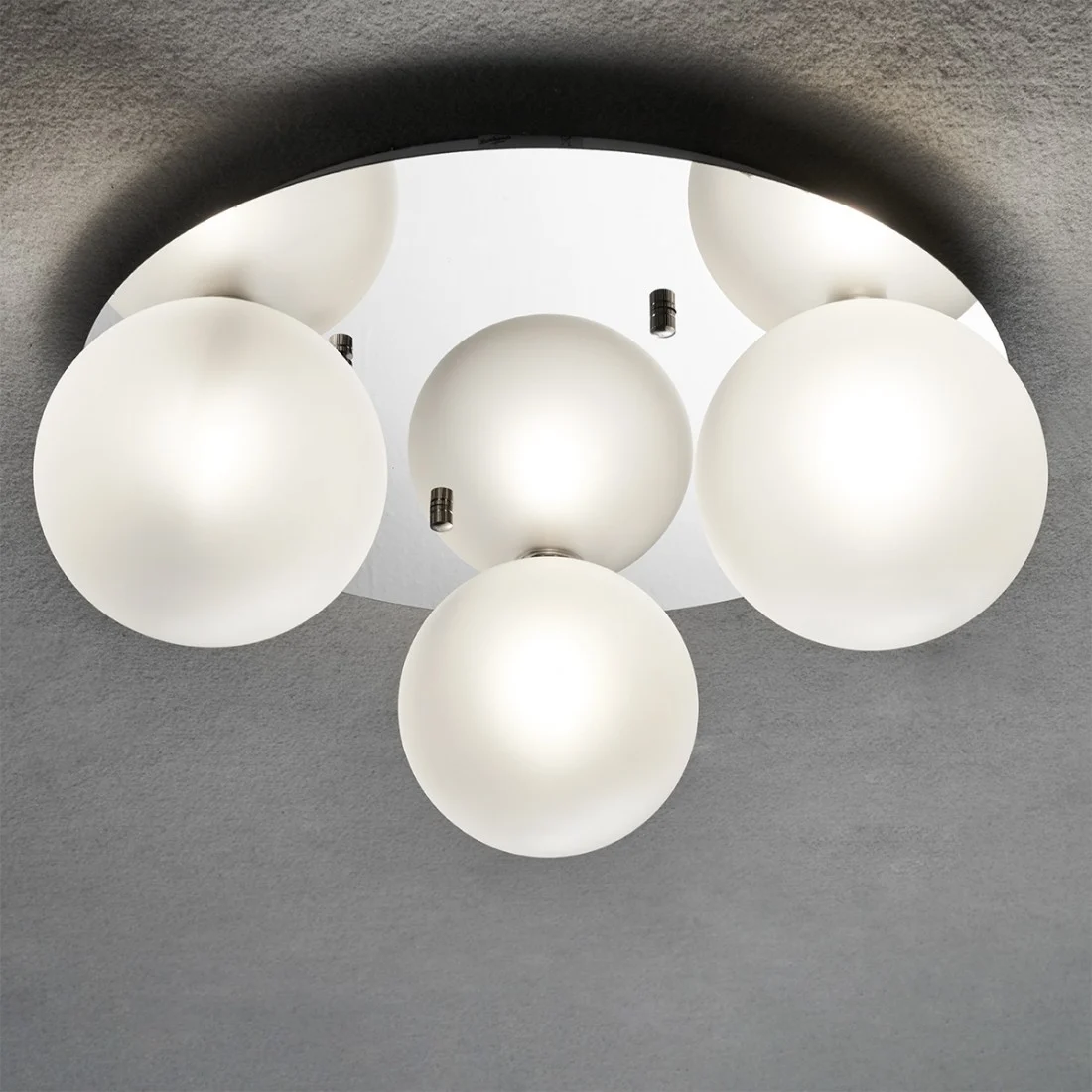Plafoniera moderna Illuminando PALLINA PALLITO3CRST G9 LED vetro sfera lampada parete soffitto