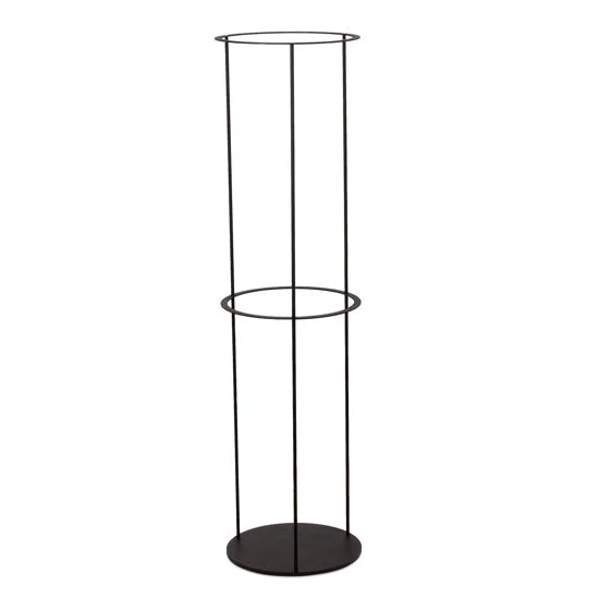 Struttura in metallo nero 153cm per lampada