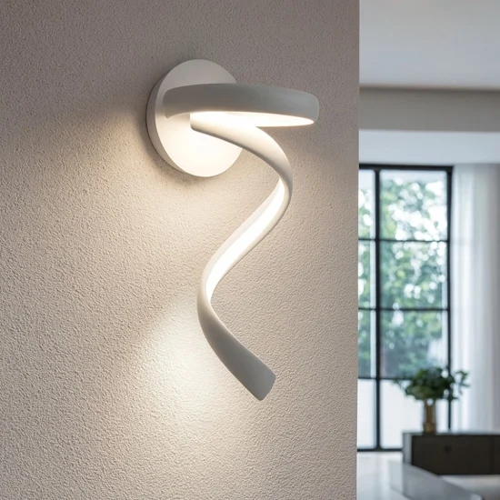 Vivida flame applique bianco led 12w 3000k 4000k